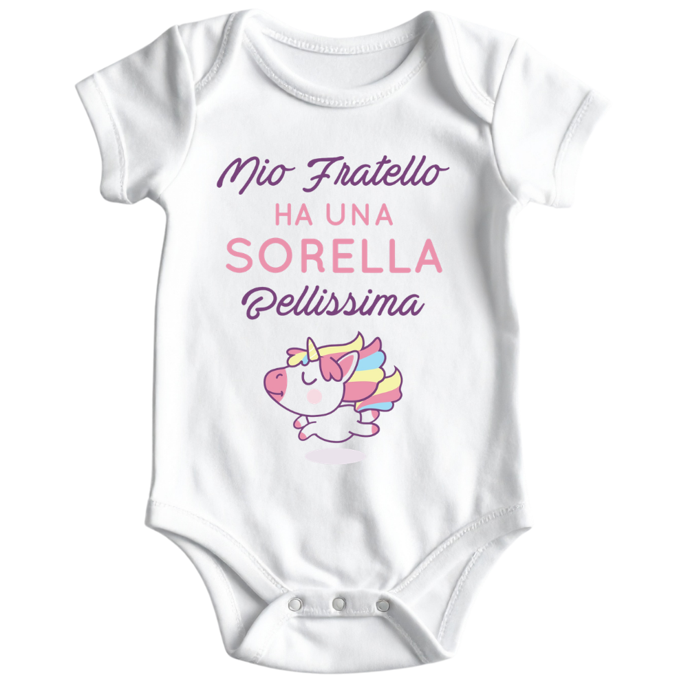 BODY NEONATO - MIO FRATELLO HA UNA SORELLA BELLISSIMA